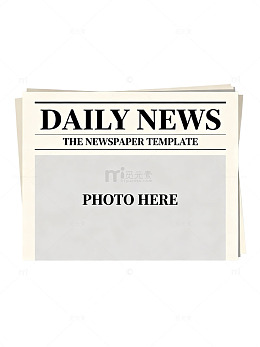 报纸模板新闻简报