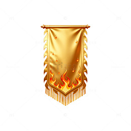 金焰旗装饰图案设计元素