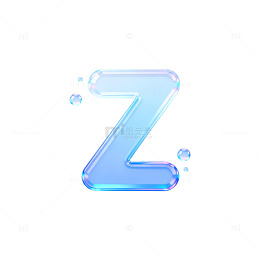 水晶Z字母艺术图案