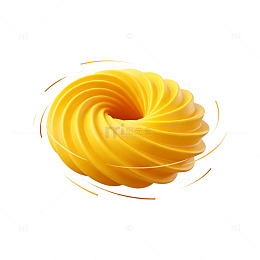 螺旋形美味糕点插画设计元素