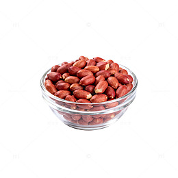透明碗花生食物