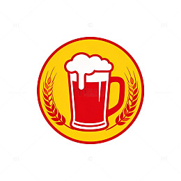啤酒标志图标设计素材