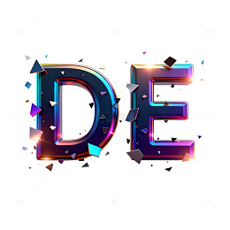 炫酷字母DE艺术效果设计素材