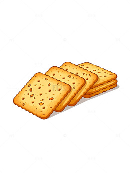 卡通饼干插画设计元素