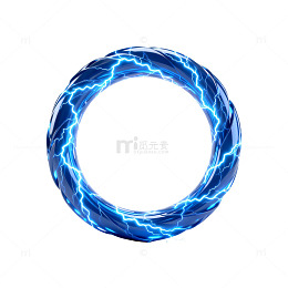 科幻风闪电环视觉效果