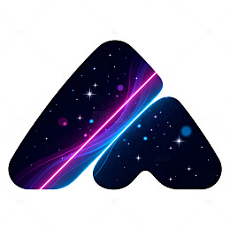 星空科技风格图形标志