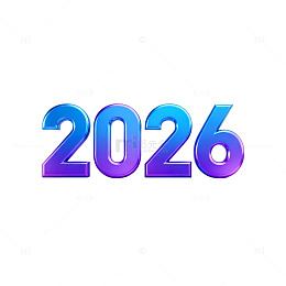 彩绚2026新年数字设计素材