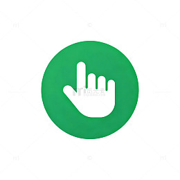 绿色手指点击图标