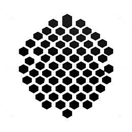 几何图形六边形拼接图案
