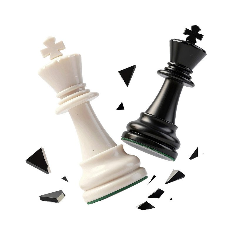 黑白棋王对峙破碎瞬间