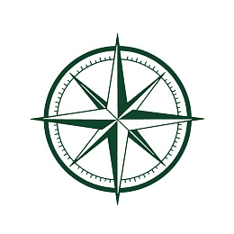 绿色指南针图案设计图片
