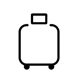 简约风格行李箱图标图片