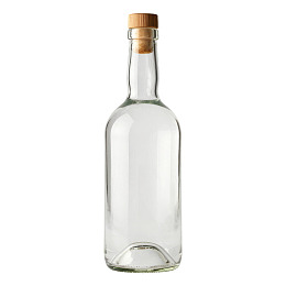 透明玻璃瓶配软木塞图片
