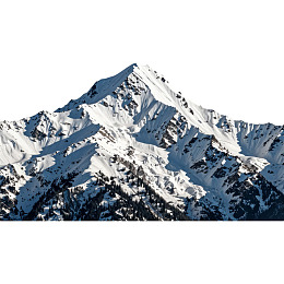 雪山峰顶雪景图片