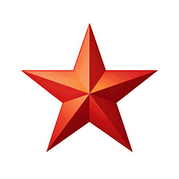红色五角星图案图片