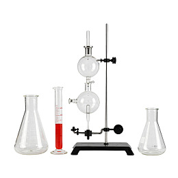 化学实验玻璃仪器套装展示