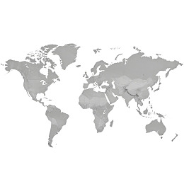 灰色世界地图轮廓图图片