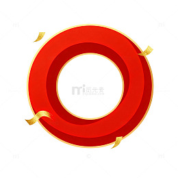 红金旋转元素设计图案