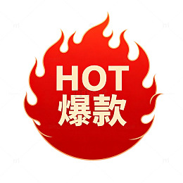 火焰风格热销商品标识
