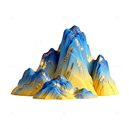 抽象山水艺术装饰品