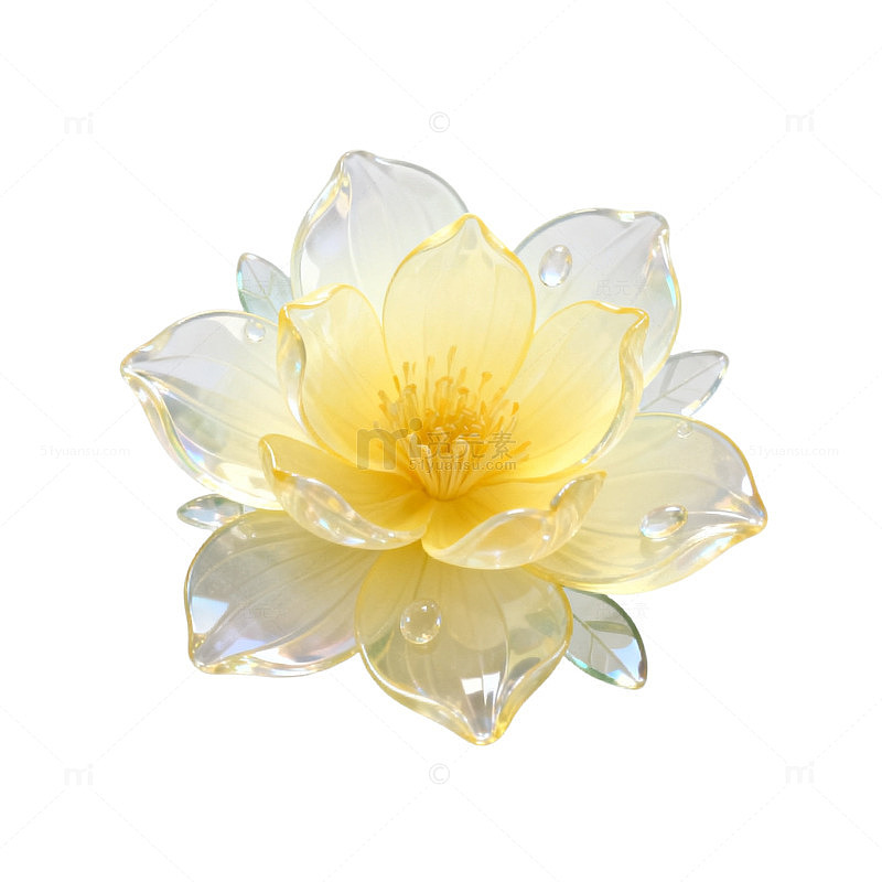 玻璃莲花艺术装饰