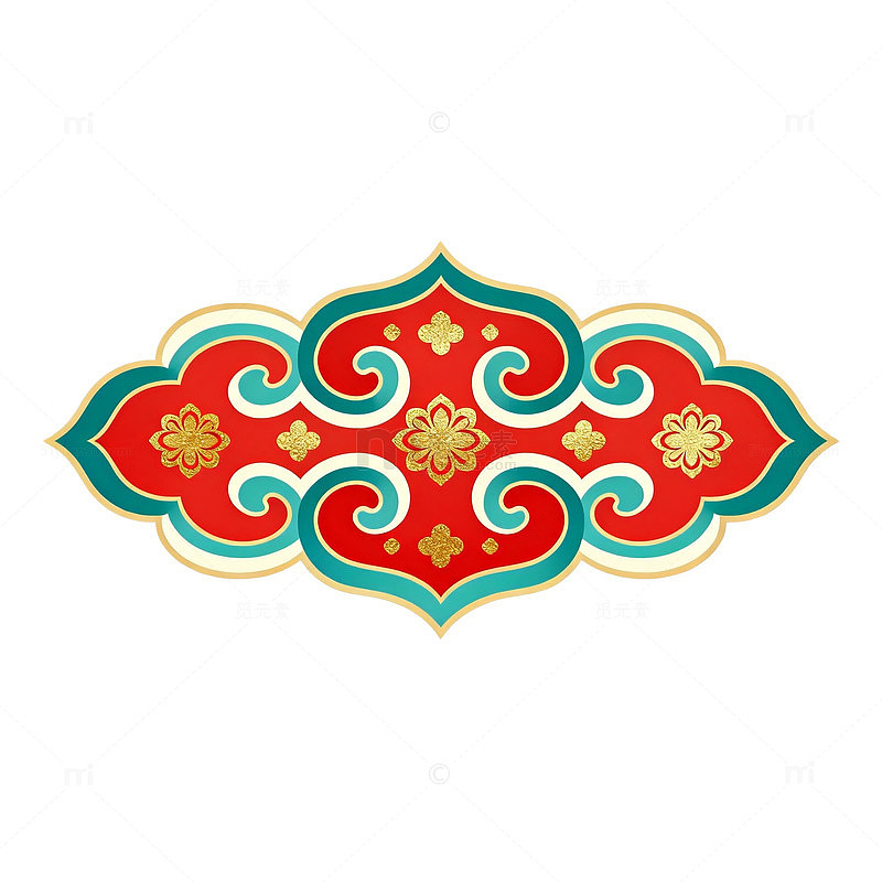 中式传统花纹图案装饰元素