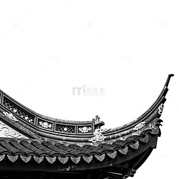 古典建筑飞檐图案装饰素材