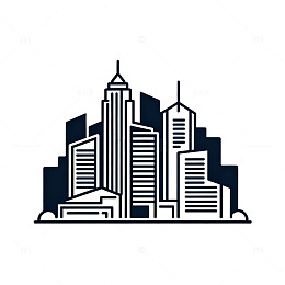 城市建筑线条图案