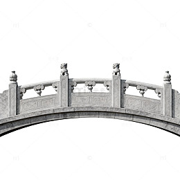 古典石桥建筑特写