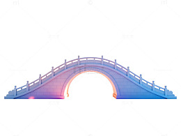 彩虹拱桥光影设计图