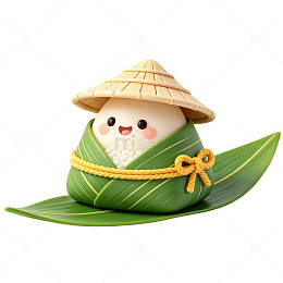 卡通粽子形象设计素材