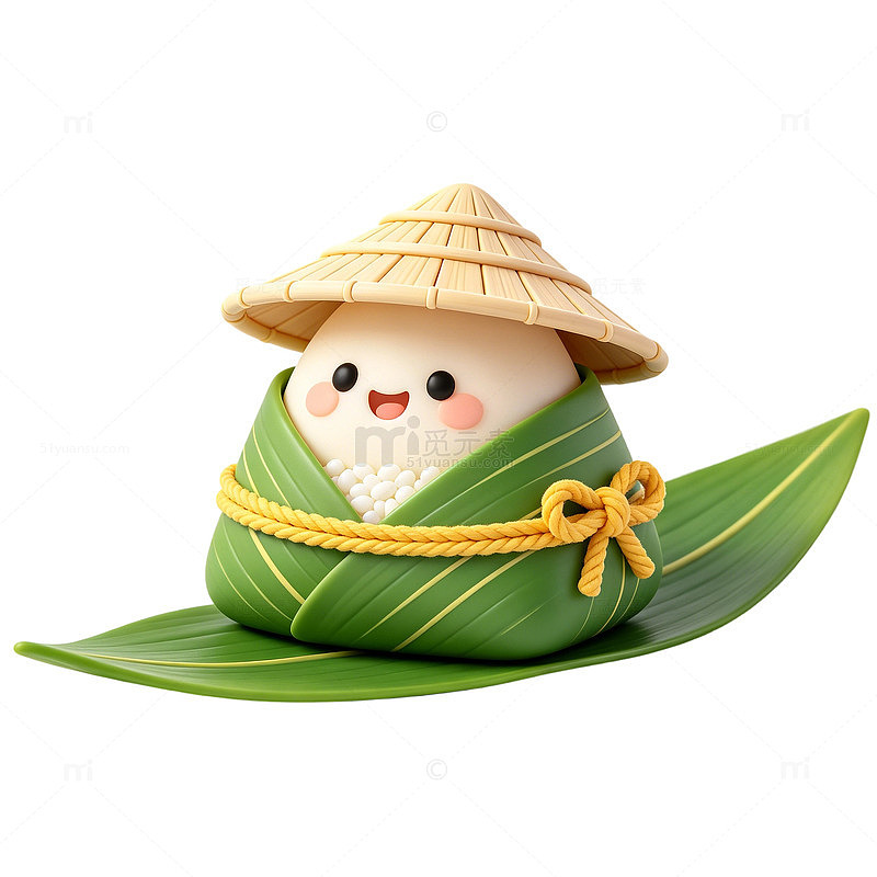 卡通粽子形象设计素材