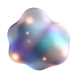 梦幻全息抽象图形设计素材