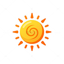卡通太阳图案插画设计素材