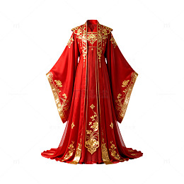 华丽中式婚礼礼服长裙