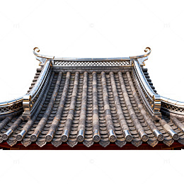 古典中式建筑屋檐特写
