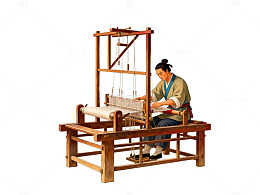古代织布工艺图解