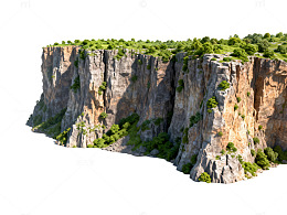 悬崖峭壁风景3D模型