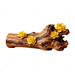 木雕艺术花卉装饰品