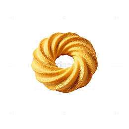 烘焙圆形饼干食品实物图