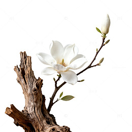 玉兰花木艺术