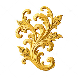 金色华丽装饰花纹图案