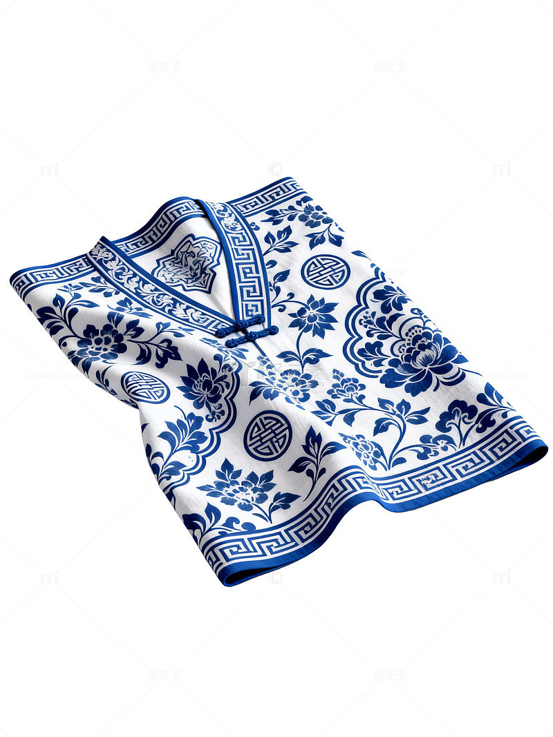 青花瓷风格桌布布艺家居装饰