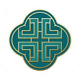 中式古典回纹图案装饰设计素材