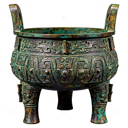 青铜器风格古代鼎纹样设计素材