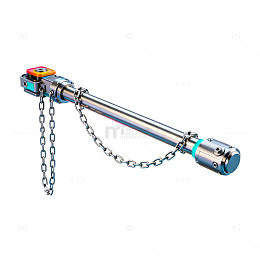 科幻风机械链条武器设计素材