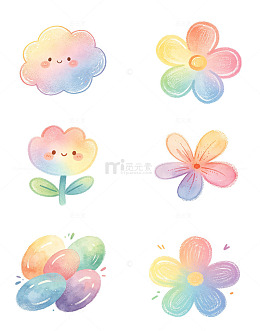 自然 随性 肌理 花朵