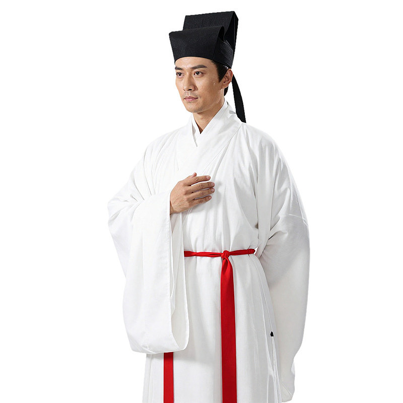 身着白色古装的男子图片
