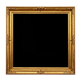 金色复古画框空置展示