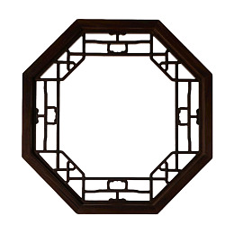 中式八角窗格设计图片